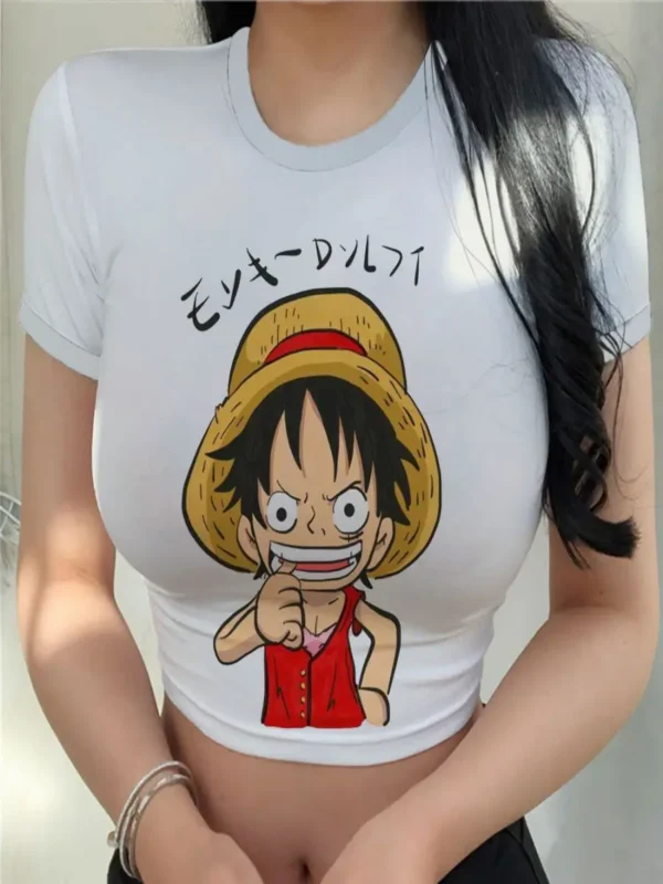 One Piece Summer Fashion Anime New Woman Clothing