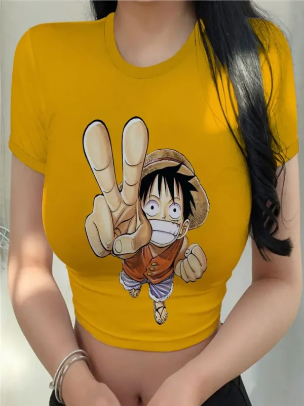 One Piece Summer Fashion Anime New Woman Clothing
