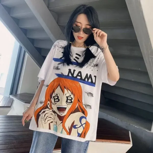 Harajuku Anime Streetwear Oversized T-Shirt