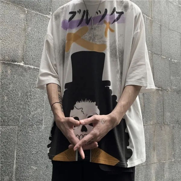 Harajuku Anime Streetwear Oversized T-Shirt