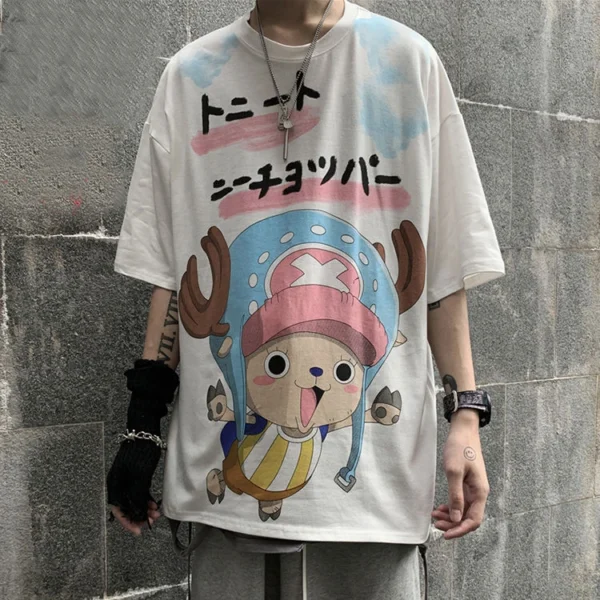 Harajuku Anime Streetwear Oversized T-Shirt