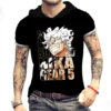 High Quality Men's Hooded T-Shirt T-shirts One Piece Harajuku Style Trend Clothing Piece Oversized Fashion 2024 Y2k T-Shirt 3XL
