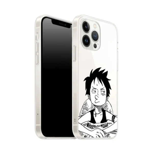 Hot Anime One Piece Luffy Zoro Phone Case For iPhone 15 14 13 12 Mini 11 Pro Max X XR XS SE Plus Soft Silicone Transparent Cover