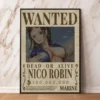 Hot Anime Poster One Piece Sanji WANTED Decor Gifts Living Room Decoration Paintings Children's Bedroom Decor Decorative