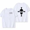 Hot White Beard Logo Pattern Printed Men's Short Sleeve, One Piece Pattern Printed T-shirt, Leisure and Comfortable Oversize Tee