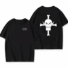 Hot White Beard Logo Pattern Printed Men's Short Sleeve, One Piece Pattern Printed T-shirt, Leisure and Comfortable Oversize Tee