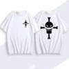 Hot White Beard Logo Pattern Printed Men's Short Sleeve, One Piece Pattern Printed T-shirt, Leisure and Comfortable Oversize Tee