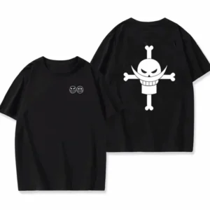 Hot White Beard Logo Pattern Printed Men's Short Sleeve, One Piece Pattern Printed T-shirt, Leisure and Comfortable Oversize Tee