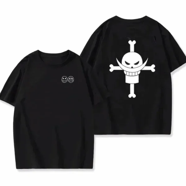 Hot White Beard Logo Pattern Printed Men's Short Sleeve, One Piece Pattern Printed T-shirt, Leisure and Comfortable Oversize Tee