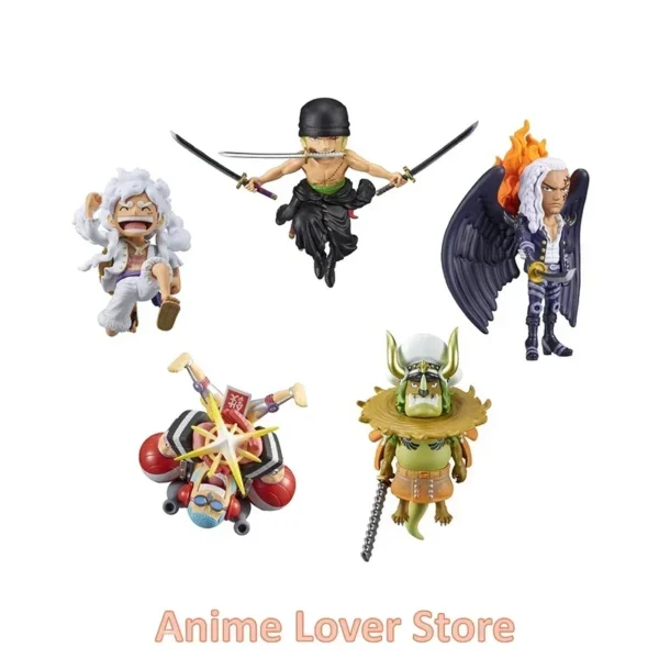IN Stock Bandai Banpresto Original One Piece WCF The Island of Ghosts VO.11 Luffy Zoro King Franky Sasaki Anime Figures Toys