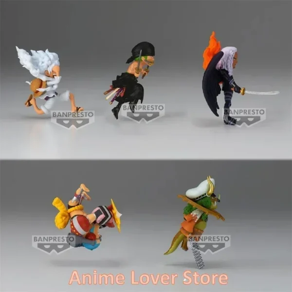IN Stock Bandai Banpresto Original One Piece WCF The Island of Ghosts VO.11 Luffy Zoro King Franky Sasaki Anime Figures Toys