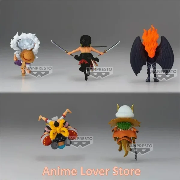 IN Stock Bandai Banpresto Original One Piece WCF The Island of Ghosts VO.11 Luffy Zoro King Franky Sasaki Anime Figures Toys