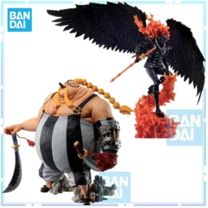 In Stock Bandai original Ichiban Kuji Anime ONE PIECE EX AB Reward Queen King Kaido Action Figures Collection Model Ornament Toy