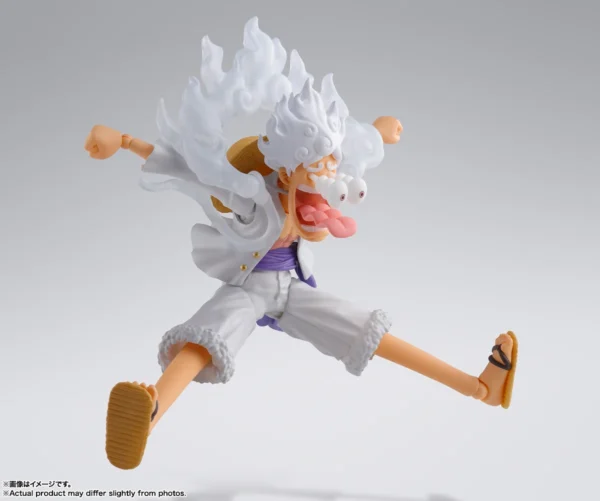 In Stock Original Anime S.H.Figuarts MONKEY.D.LUFFY GEAR5 One Piece PVC Action Figure Collector Toys Gift Doll Model 15cm