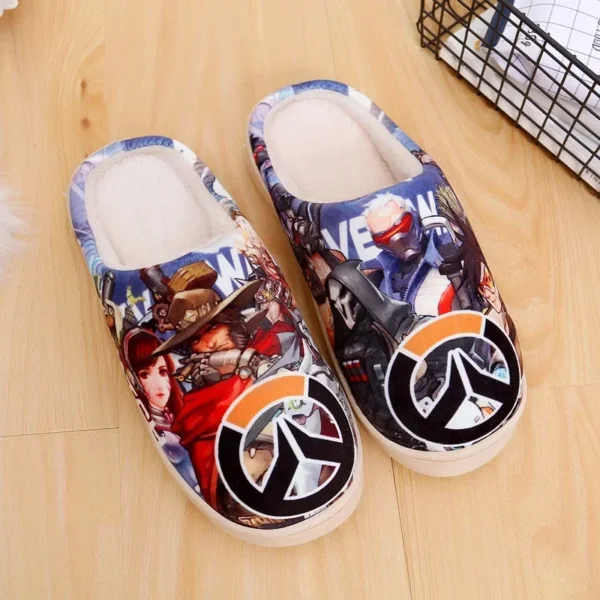 Anime Plush Winter Slippers