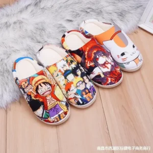 Anime Plush Winter Slippers