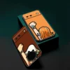 Japanese One Piece Cartoon Phone Case For Google Pixel 8 7 6 Pro 6A 5A 5 4 4A XL 5G Black Shell Soft Cover Fundas Coque Capa