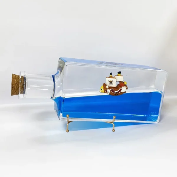 3D One Piece Drift Bottle Thousand Sunny Ship Model