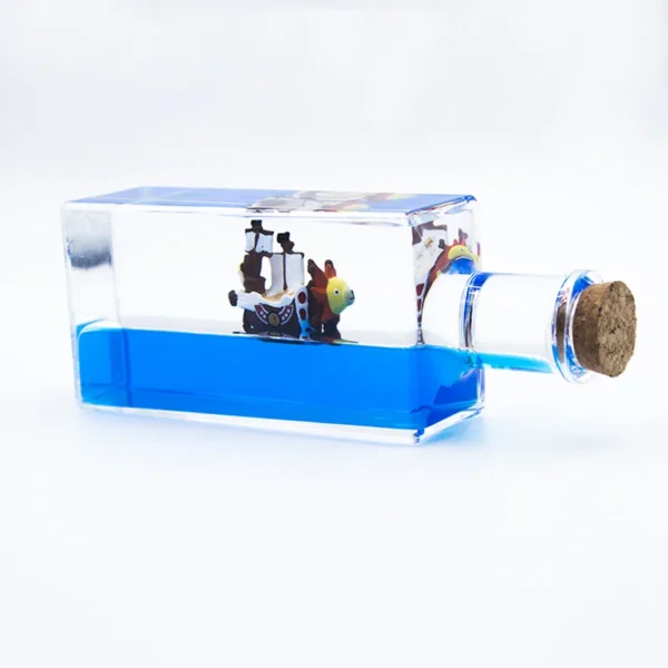 3D One Piece Drift Bottle Thousand Sunny Ship Model