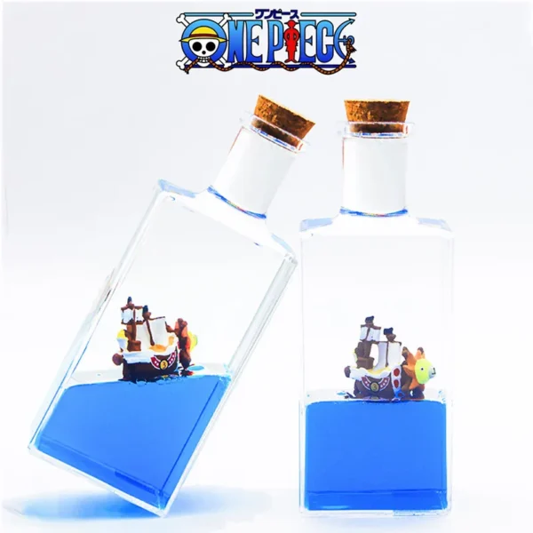 3D One Piece Drift Bottle Thousand Sunny Ship Model