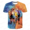 New One Piece 3D T-Shirt Luffy Straw Hat Japanese Anime Funny Men Women O-Neck Black Short Sleeve Breathable Causal Clothing