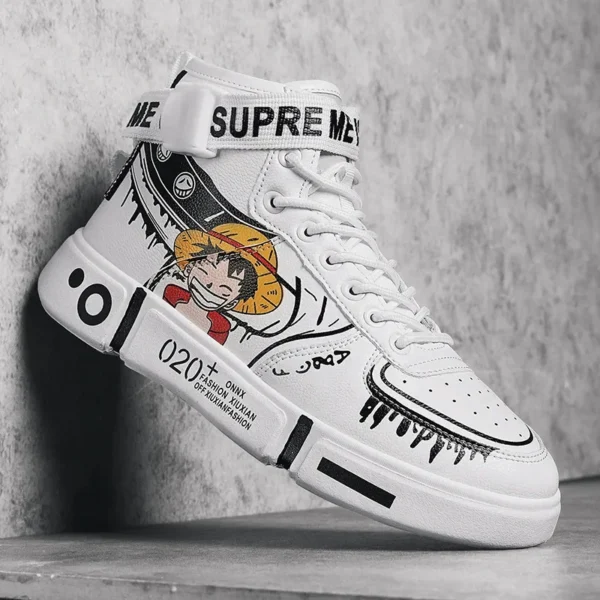 One Piece Luffy High Top Sports Shoes