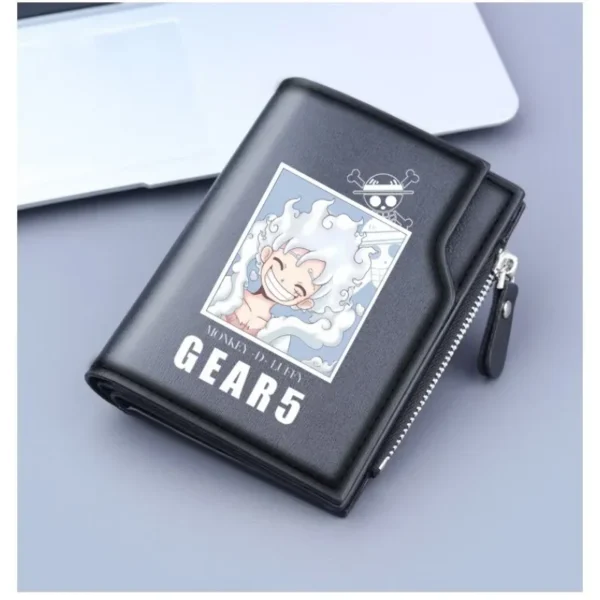 Nika Luffy One Piece Wallet Cute Coin Purse & Keychain