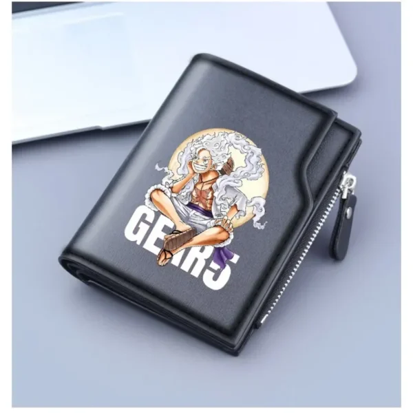 Nika Luffy One Piece Wallet Cute Coin Purse & Keychain