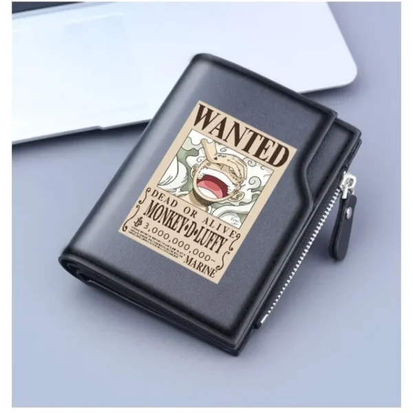Nika Luffy One Piece Wallet Cute Coin Purse & Keychain