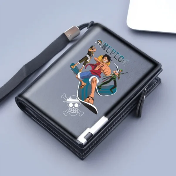 Nika Luffy One Piece Wallet Cute Coin Purse & Keychain