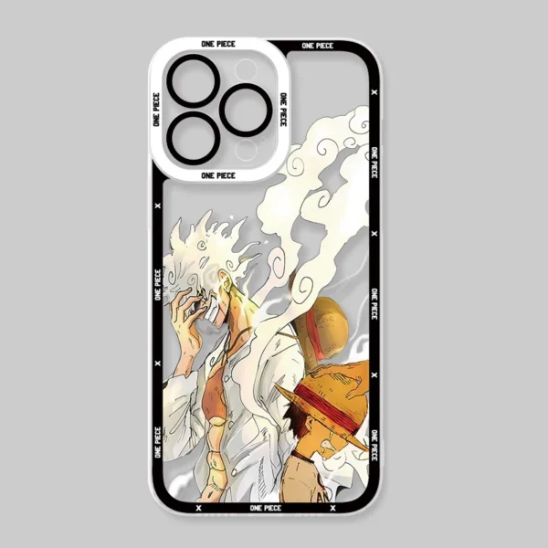 O-One Piece Luffy Clear Case for Samsung Galaxy S23 S22 Ultra S21 S20 FE S10 Plus Note 20 10 Pro 9 A14 A24 A34 A54 Soft Cover