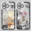 O-One Piece Luffy Clear Case for Samsung Galaxy S23 S22 Ultra S21 S20 FE S10 Plus Note 20 10 Pro 9 A14 A24 A34 A54 Soft Cover