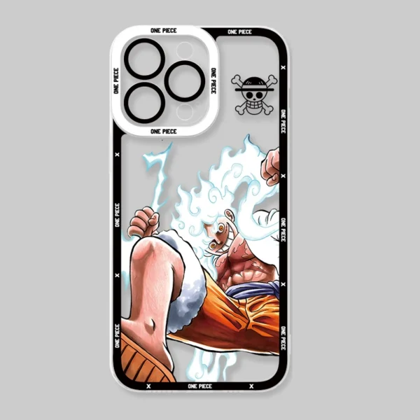 O-One Piece Luffy Clear Case for Samsung Galaxy S23 S22 Ultra S21 S20 FE S10 Plus Note 20 10 Pro 9 A14 A24 A34 A54 Soft Cover