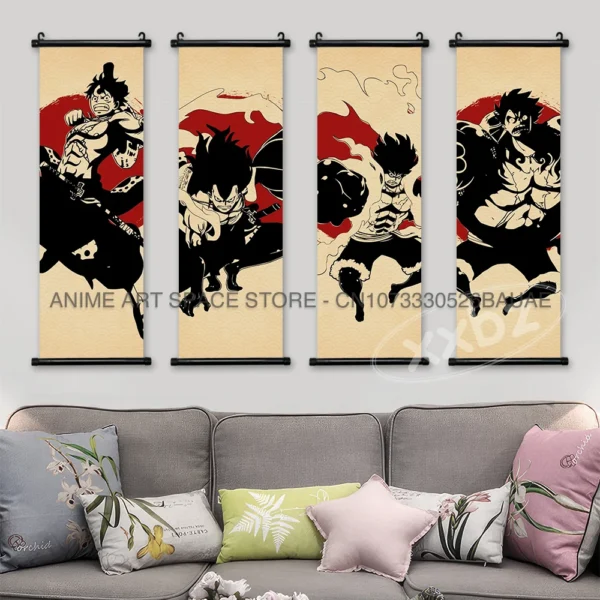 One Piece Anime Posters Zoro Wall Art Nami Canvas Home Decor Nico Robin Painting HD Print Modern Latest Bedroom Vintage Pictures