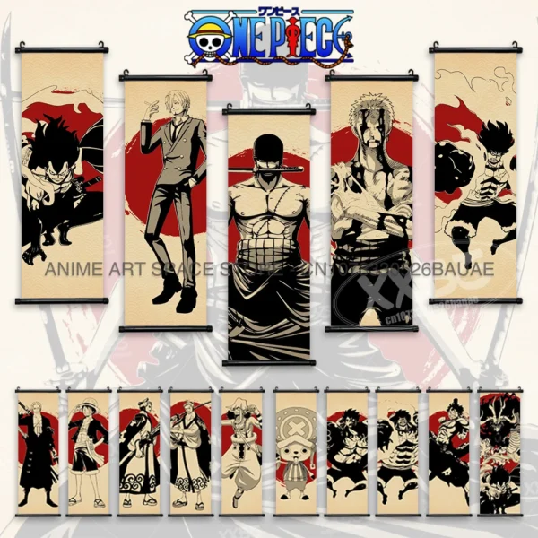 One Piece Anime Posters Zoro Wall Art Nami Canvas Home Decor Nico Robin Painting HD Print Modern Latest Bedroom Vintage Pictures