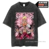 One Piece Doflamingo T Shirt Anime Print Clothes y2k Harajuku Hip Hop Streetwear Tops For Unisex Oversized Vintage Cotton Tees