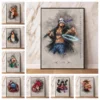 One Piece Japanese Classic Anime Living Room Modular Painting Comics Pictures Hd Print Art Prints Children Gifts Poster Home