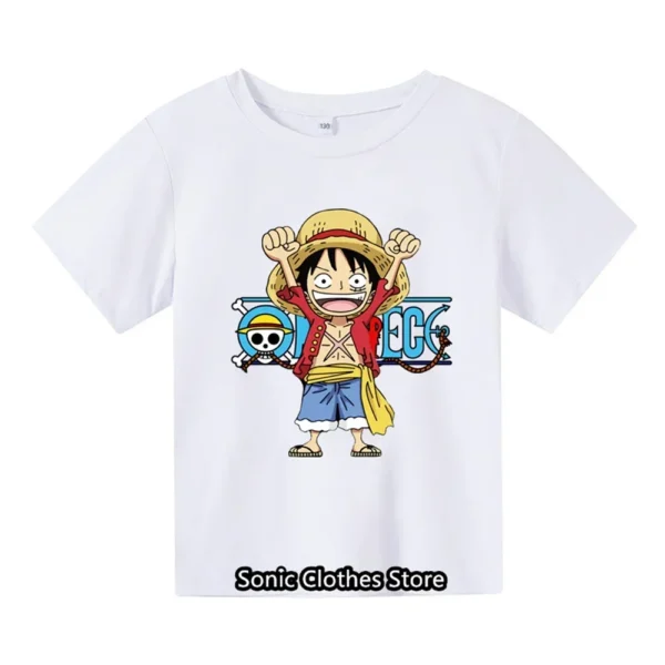 One Piece Tshirt Kids Clothes Children