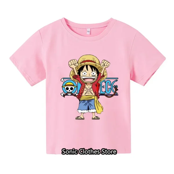 One Piece Tshirt Kids Clothes Children