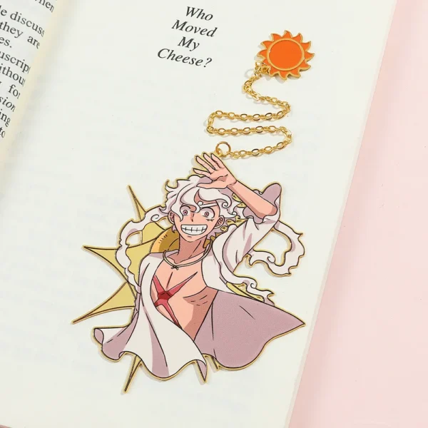 One Piece White Hair Bookmark