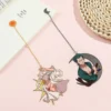 One Piece White Hair Bookmark