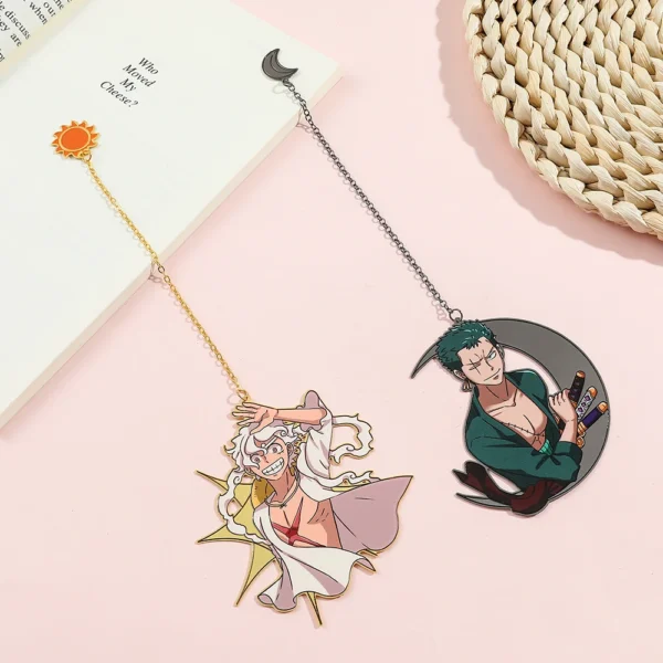 One Piece White Hair Bookmark