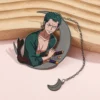 One Piece White Hair Bookmark