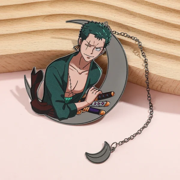 One Piece White Hair Bookmark