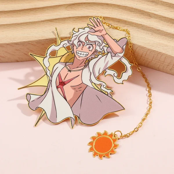 One Piece White Hair Bookmark