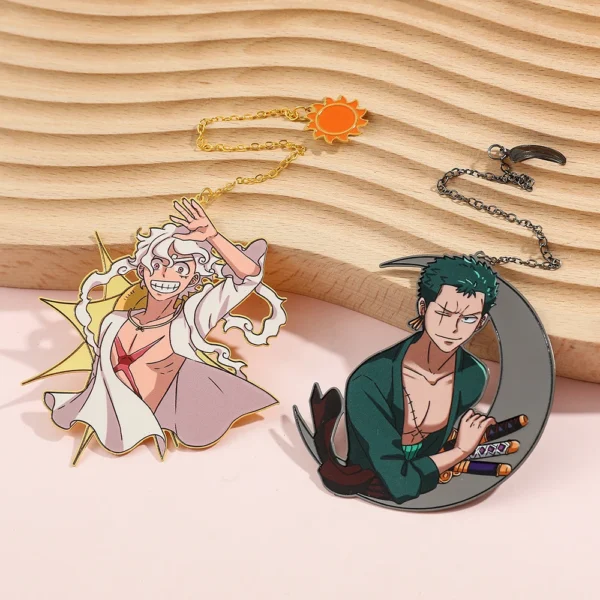 One Piece White Hair Bookmark