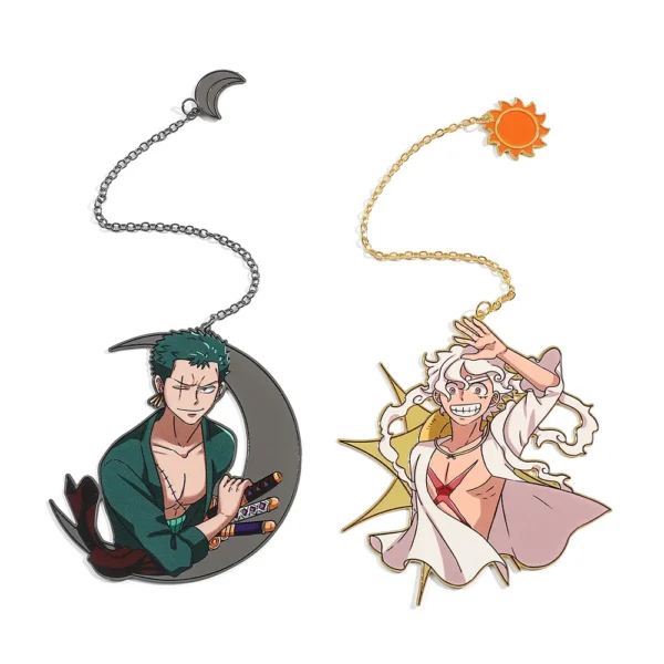 One Piece White Hair Bookmark