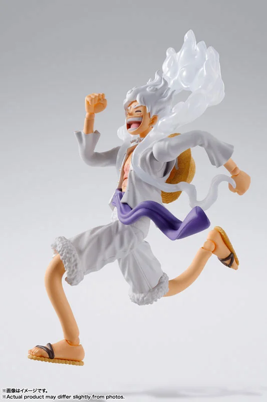 Original BANDAI S.H.Figuarts S.H.Figuarts Anime Monkey D Luffy Gear 5 NIKA ONE PIECE Action Figure PVC Model Birthday Xmas Gift