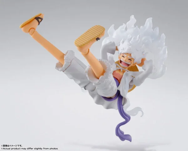 Original BANDAI S.H.Figuarts S.H.Figuarts Anime Monkey D Luffy Gear 5 NIKA ONE PIECE Action Figure PVC Model Birthday Xmas Gift