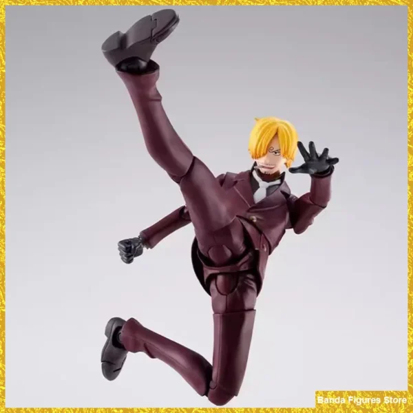 Original Bandai S.H.Figuarts SHF One Piece Sanji The Raid On Onigashima In Stock Anime Figures Model Toys